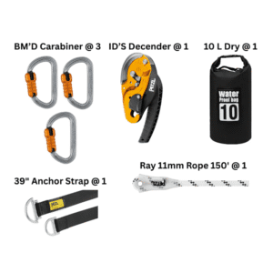 Climb Safe Supply 150' Repel/Rescue Kit